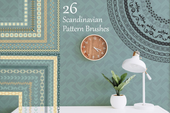 Bringing Nordic Simplicity to Life with Scandinavian Pattern Brushes