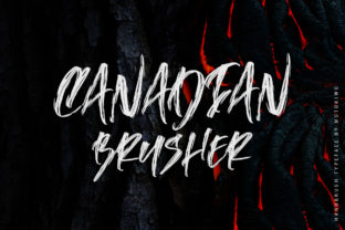 Canadian Brusher: The Edgy Font for Bold Designs