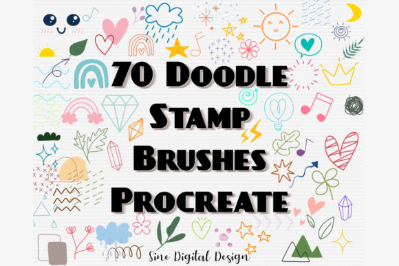 Cute Doodle Stamps: Elevate Your Procreate Art