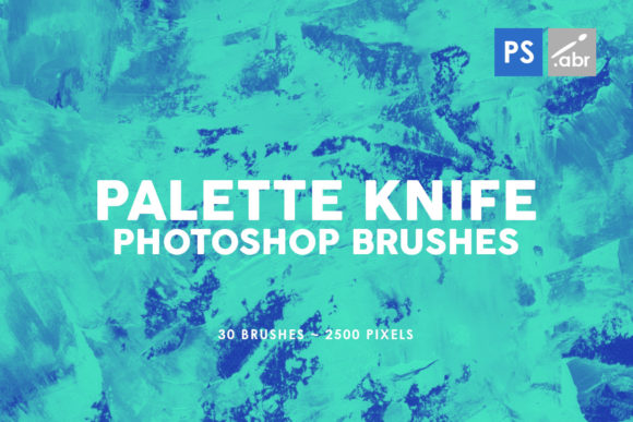 Elevate Art with 30 Palette Knife PS Stamp Brushes