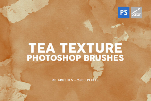 Enhancing Digital Artwork with 30 Tea Texture Photoshop Stamp Brushes