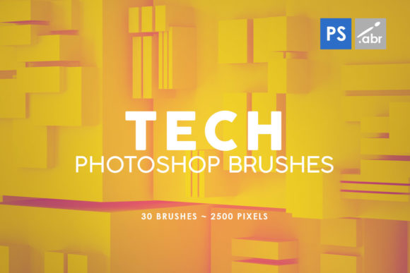 Enhancing Digital Workflows with 30 Tech Photoshop Stamp Brushes