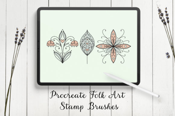 Evaluating Modern Folk Art Floral Procreate Brushes for iPad Design