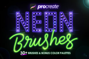 Illuminating Your Digital Art: A Deep Dive into 30 Procreate Neon Brushes