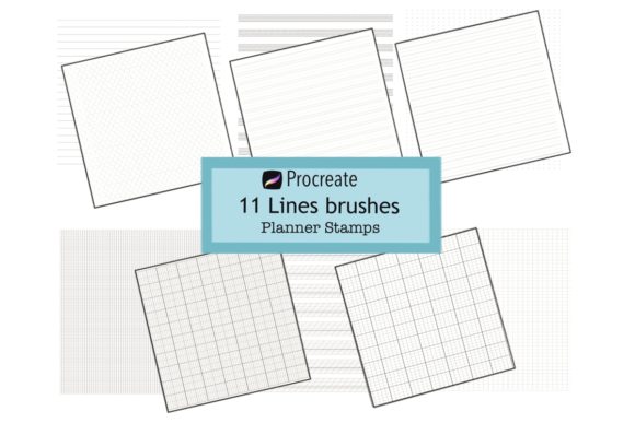 Mastering Your Digital Layouts with Procreate Grid Brushes Stamp