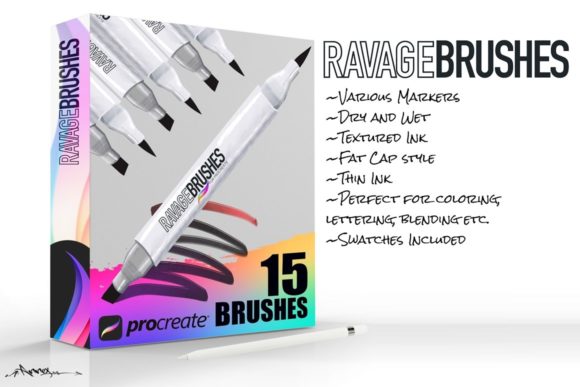 Reclaiming Analog Texture in a Digital World with Ravage Procreate Brushes
