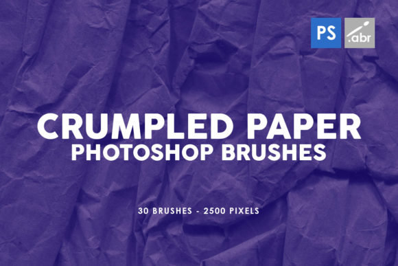 Unlocking Texture: A Practical Guide to 30 Crumpled Paper PS Stamp Brushes Vol.3